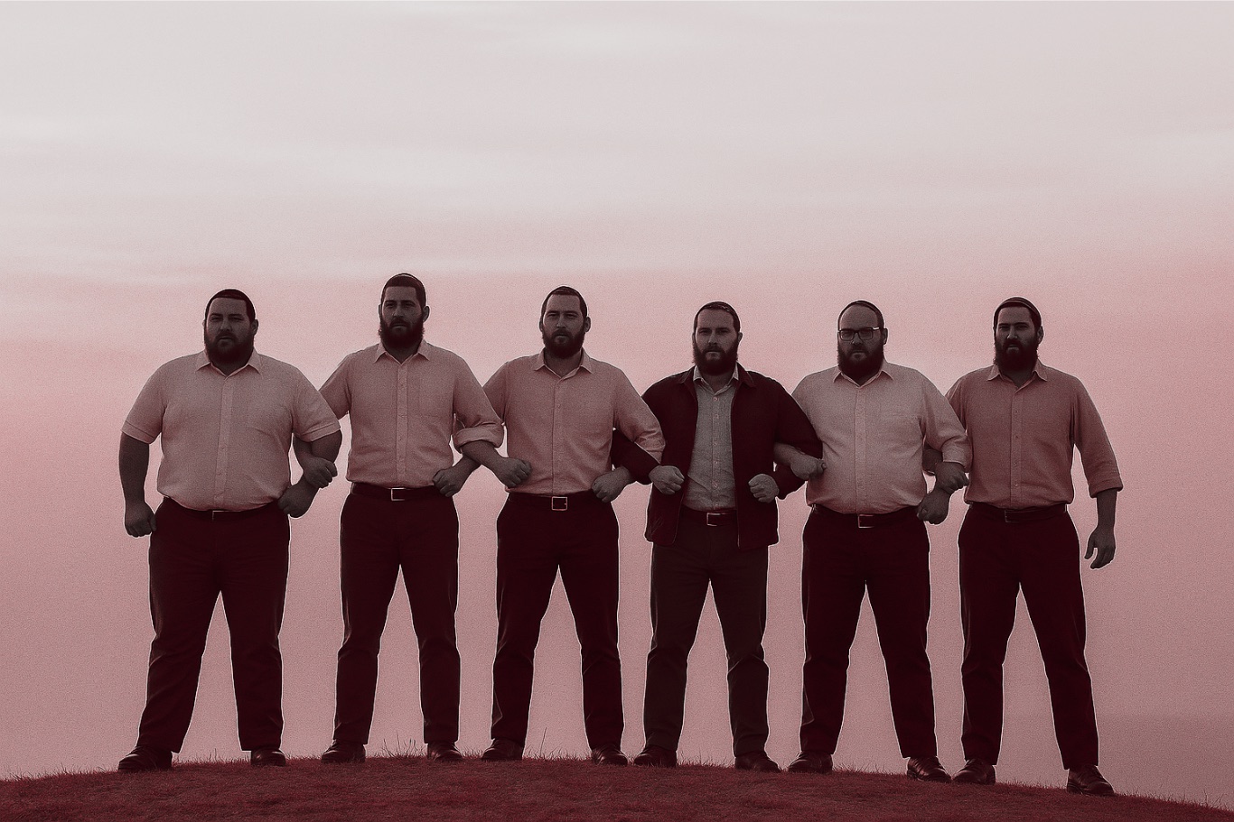 C.H.O.S.E.N. volunteers standing together at sunset